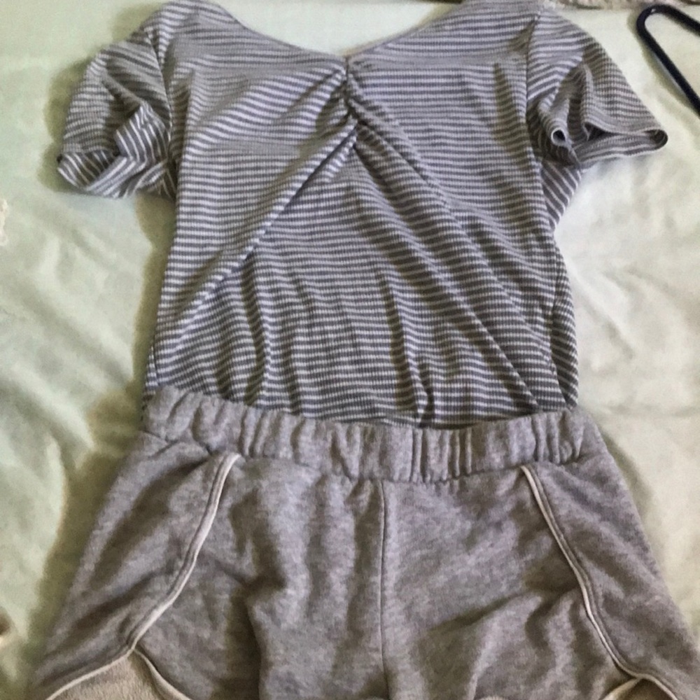 A shirt and shorts